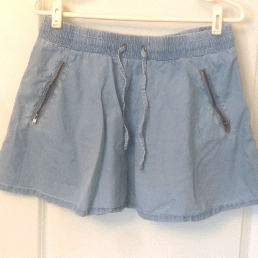 Fabletics chambray mini skirt